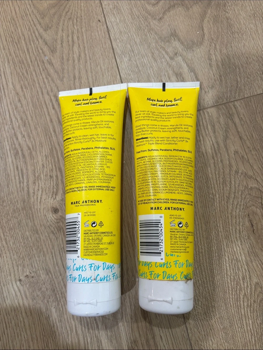 Marc Anthony Strictly Curls Triple Blend Shampoo - Yellow Tube